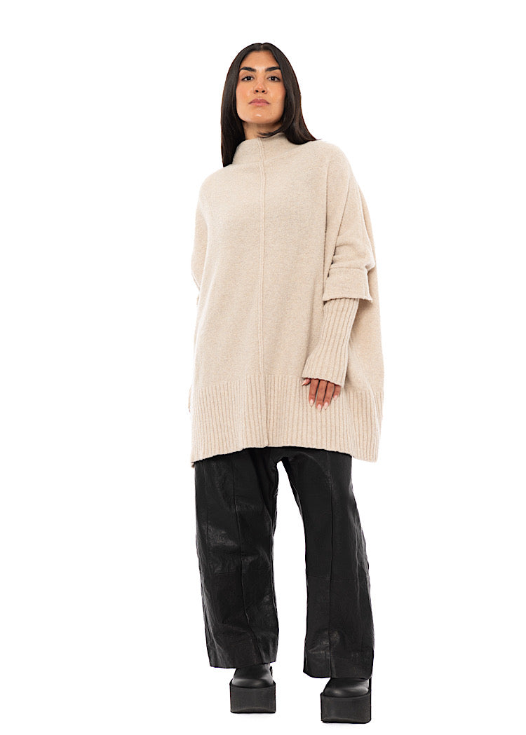 OVERSIZED KNITTED TUNIC
