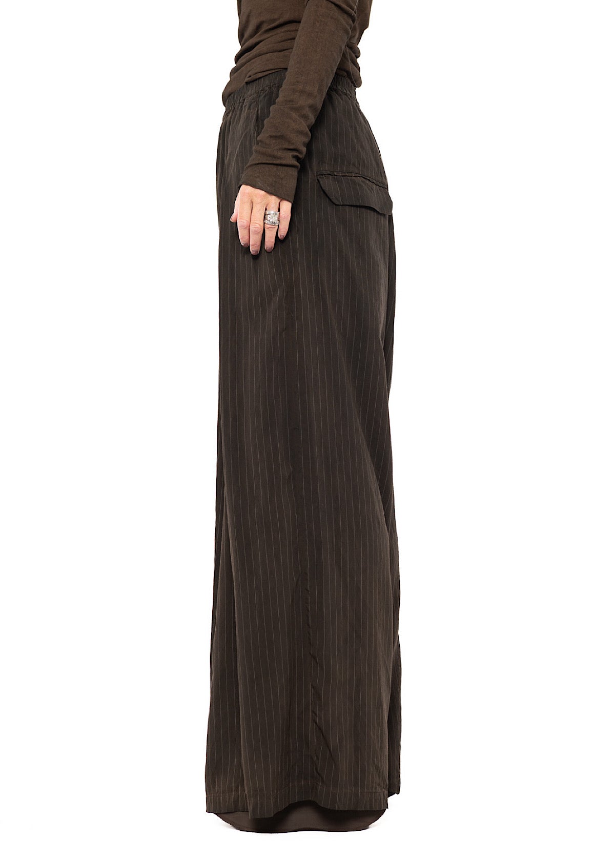 FLUID PINSTRIPE PALAZZO TROUSER