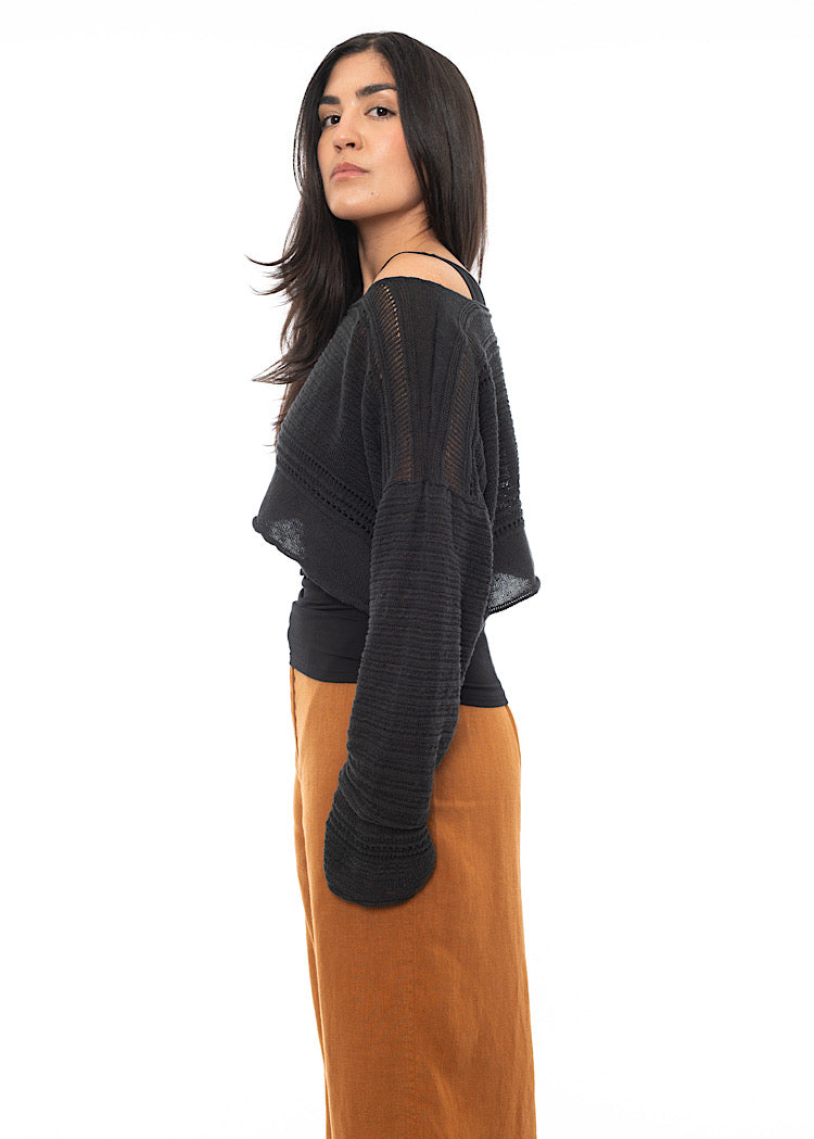 PAL OFFNER CROPPED PULLOVER