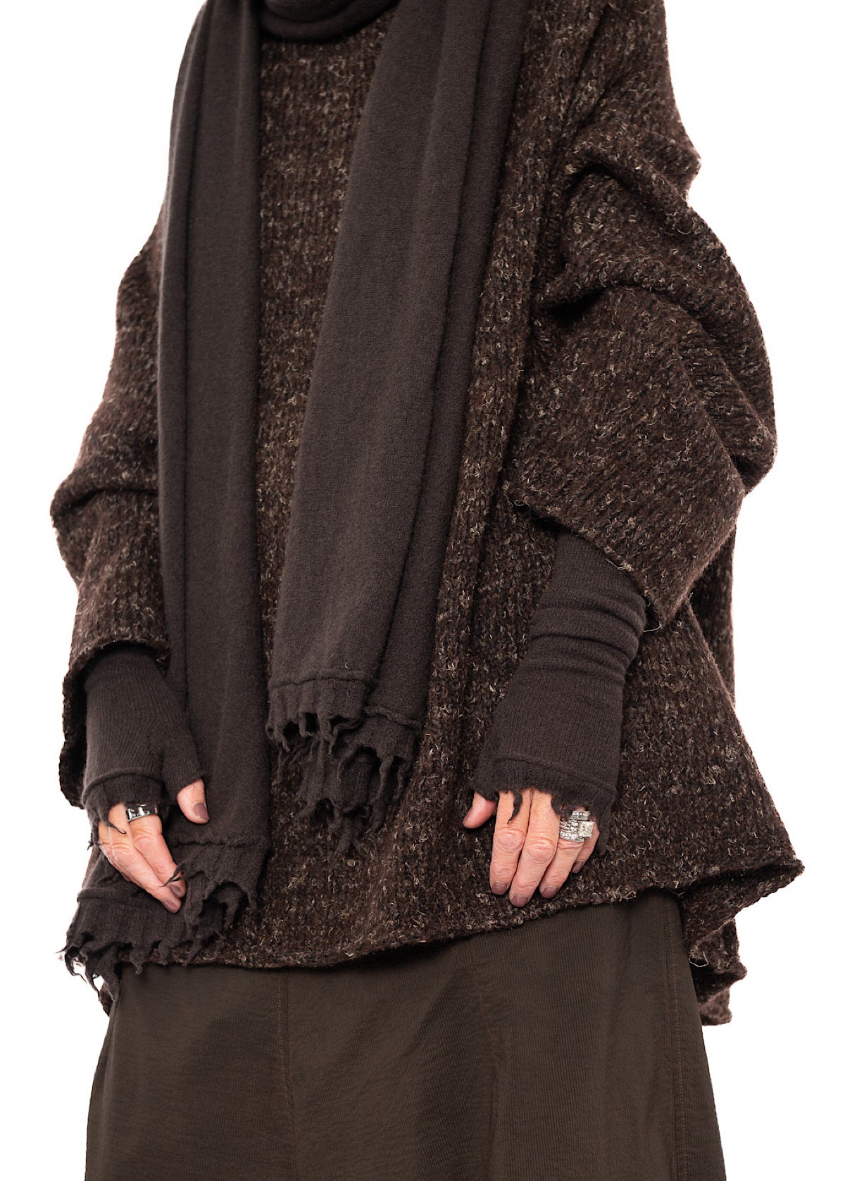 SIGNATURE CASHMERE FINGERLESS CUFF