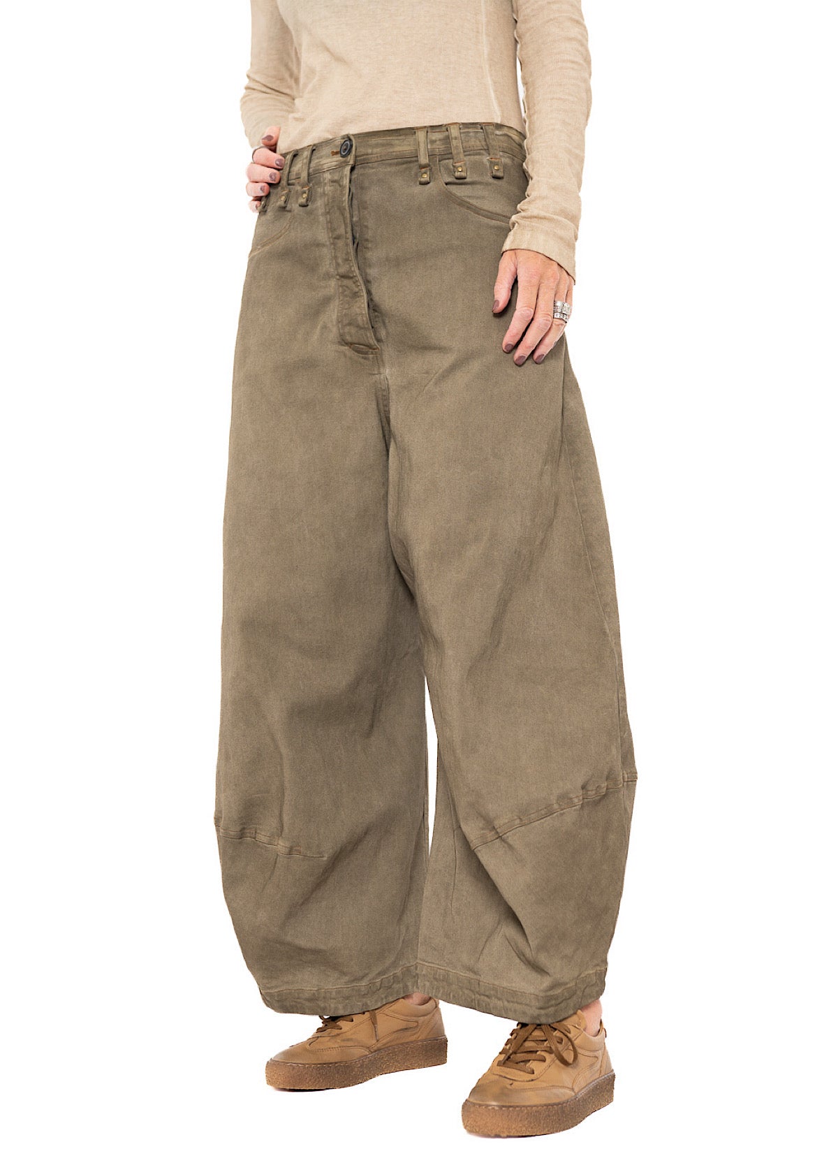 SIGNATURE BALLOON DENIM TROUSER