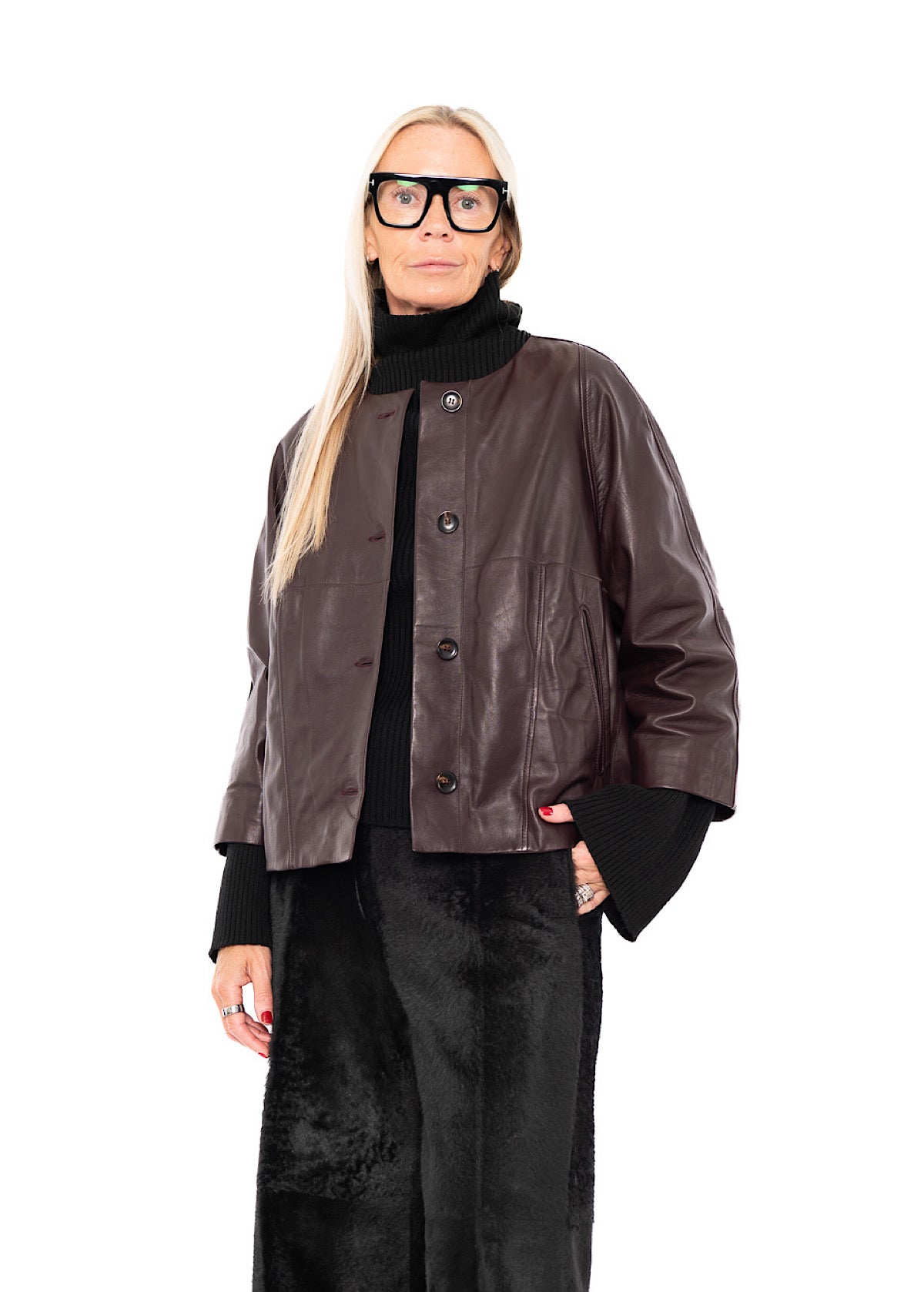 SIGNATURE LEATHER JACKET