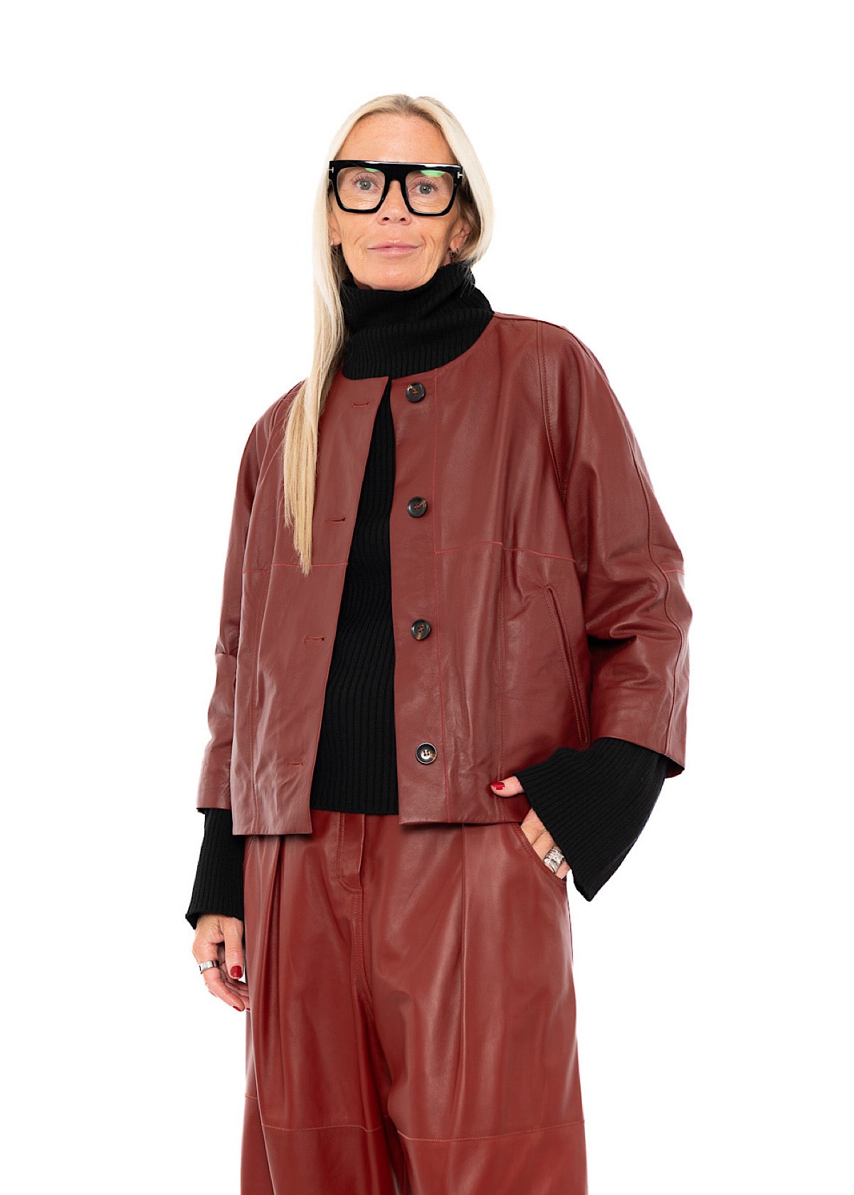 SIGNATURE LEATHER JACKET