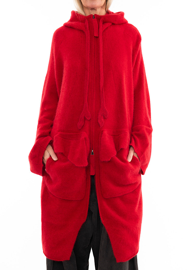 RUNDHOLZ x HOUSE OF VALERIE KNITTED COAT