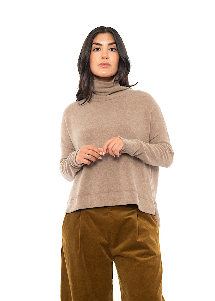 SIGNATURE COTTON-FLEECE MOYET PULLOVER