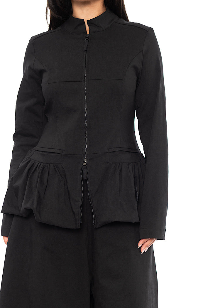 FITTED ZIP-UP JACKET