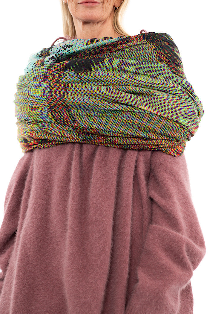 RUNDHOLZ DIP KNITTED SCARF