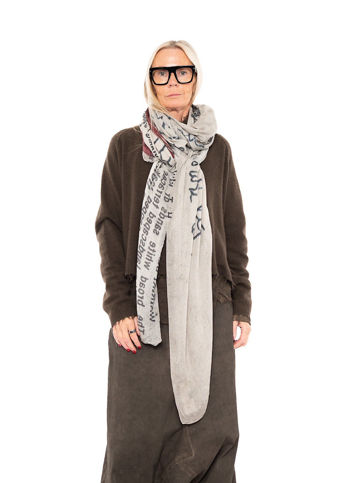 RUNDHOLZ DIP SCARF (BACKSIDE PRINT)