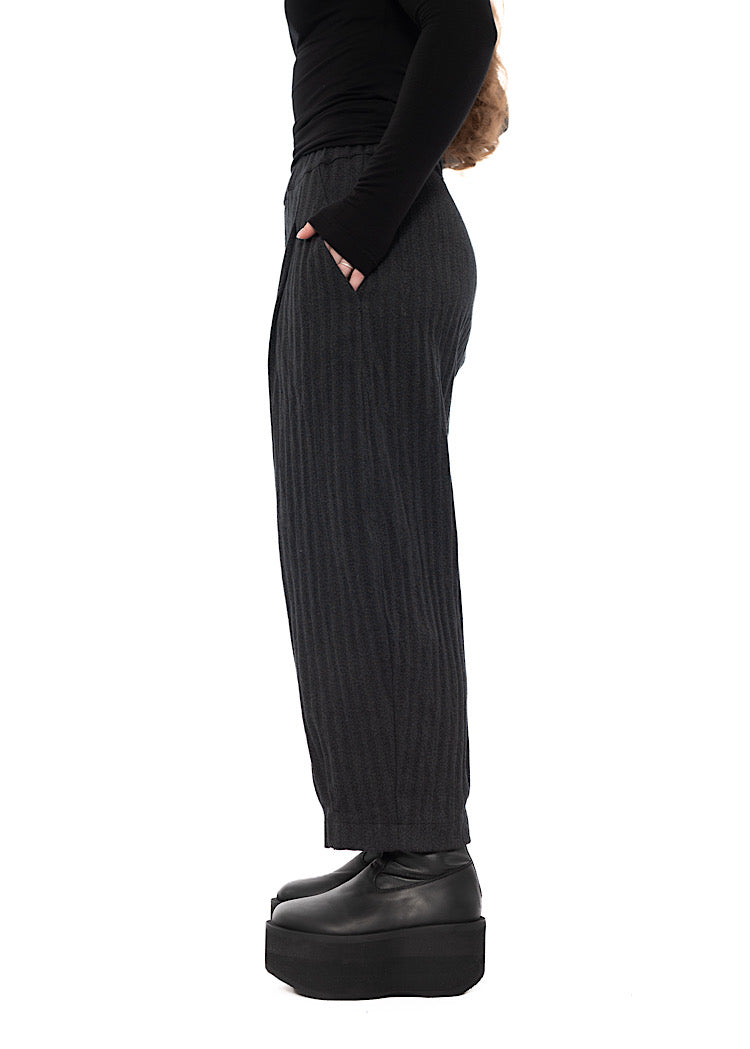 RIBBED BIANCO B TROUSER
