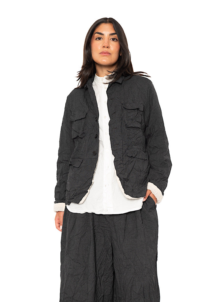 CRINKLE UTILITY JACKET