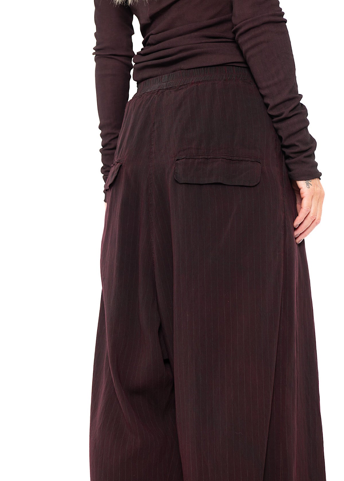 FLUID PINSTRIPE PALAZZO TROUSER