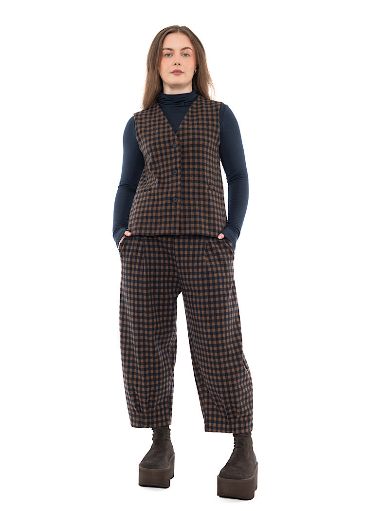 CHECKED GENNY WAISTCOAT