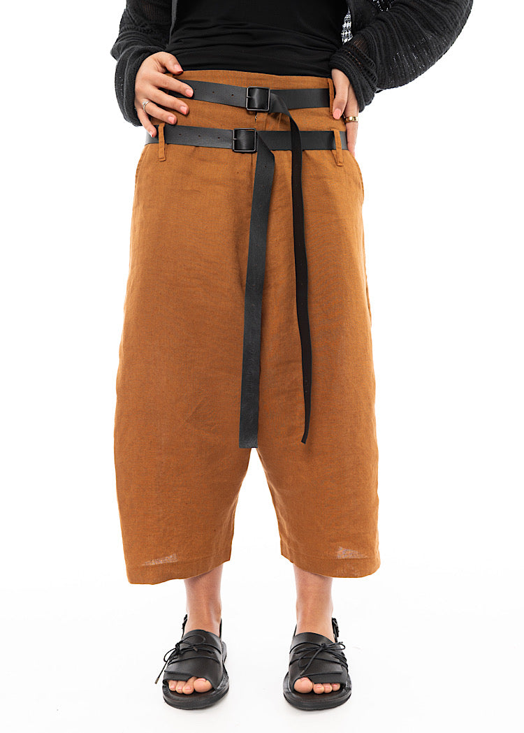 PAL OFFNER CROPPED BELTED TROUSER