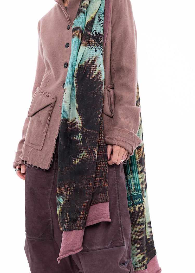 RUNDHOLZ DIP 1/2 SHARER KNITTED SCARF