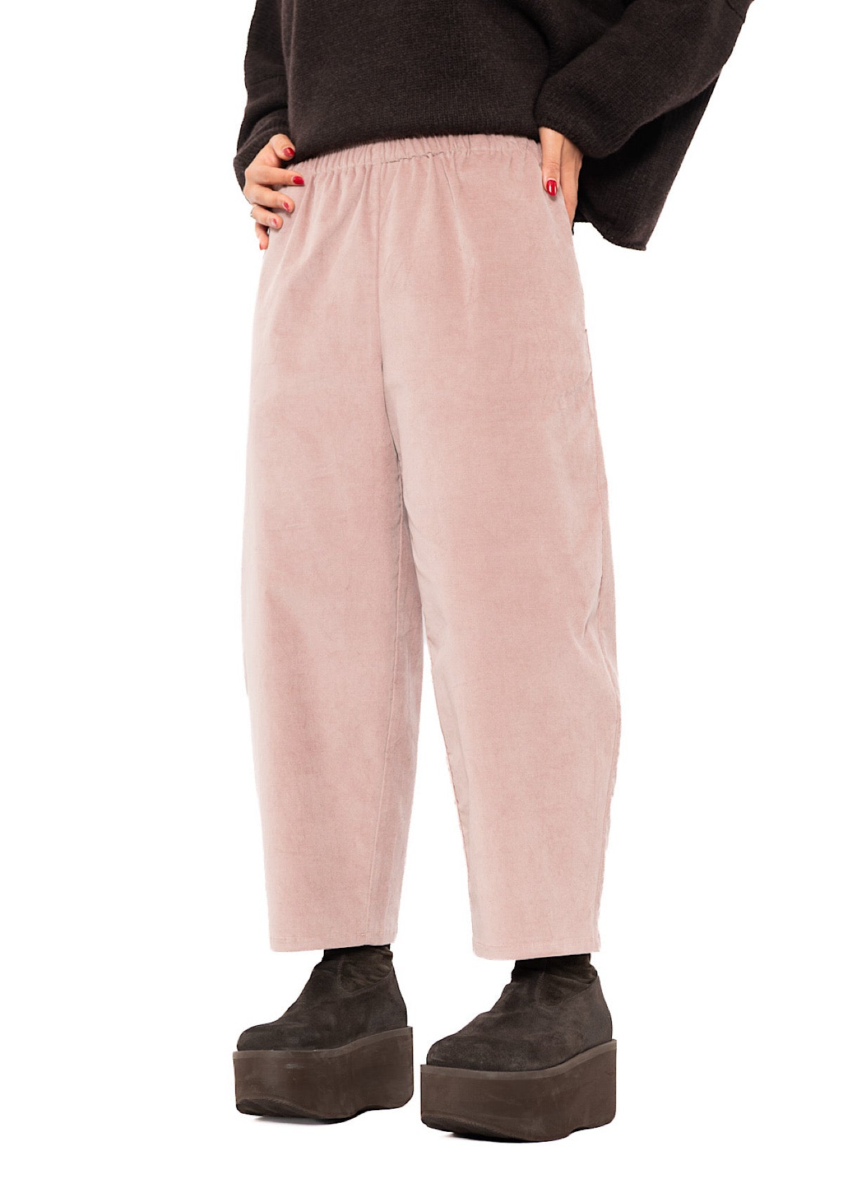 TAPERED VELVET FOSCO TROUSER