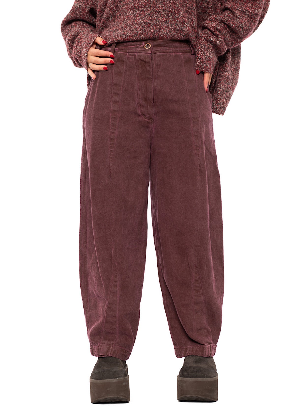 DENIM BALLOON TROUSER