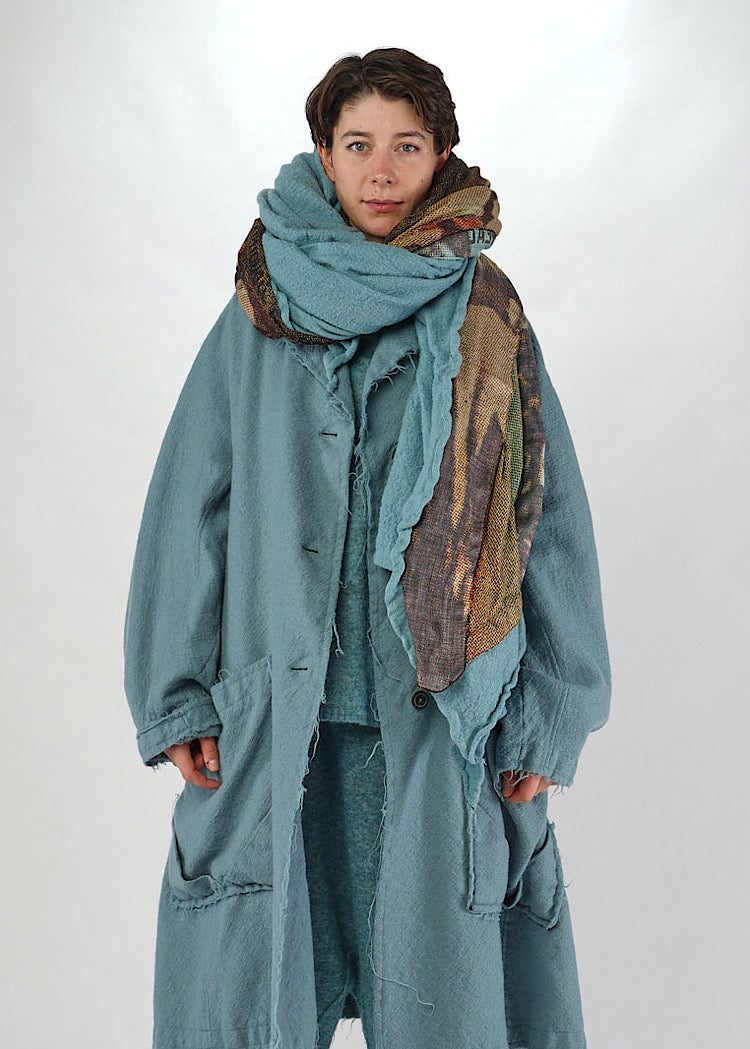 RUNDHOLZ DIP 1/2 SHARER KNITTED SCARF