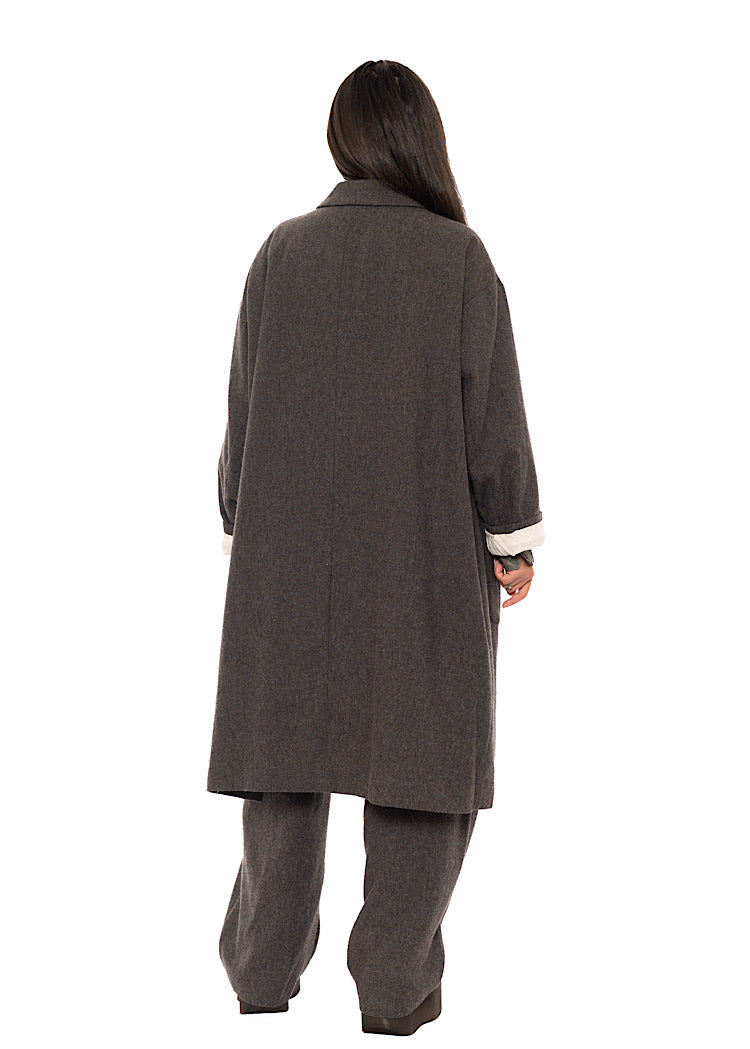 OVERSIZED TWEED COAT