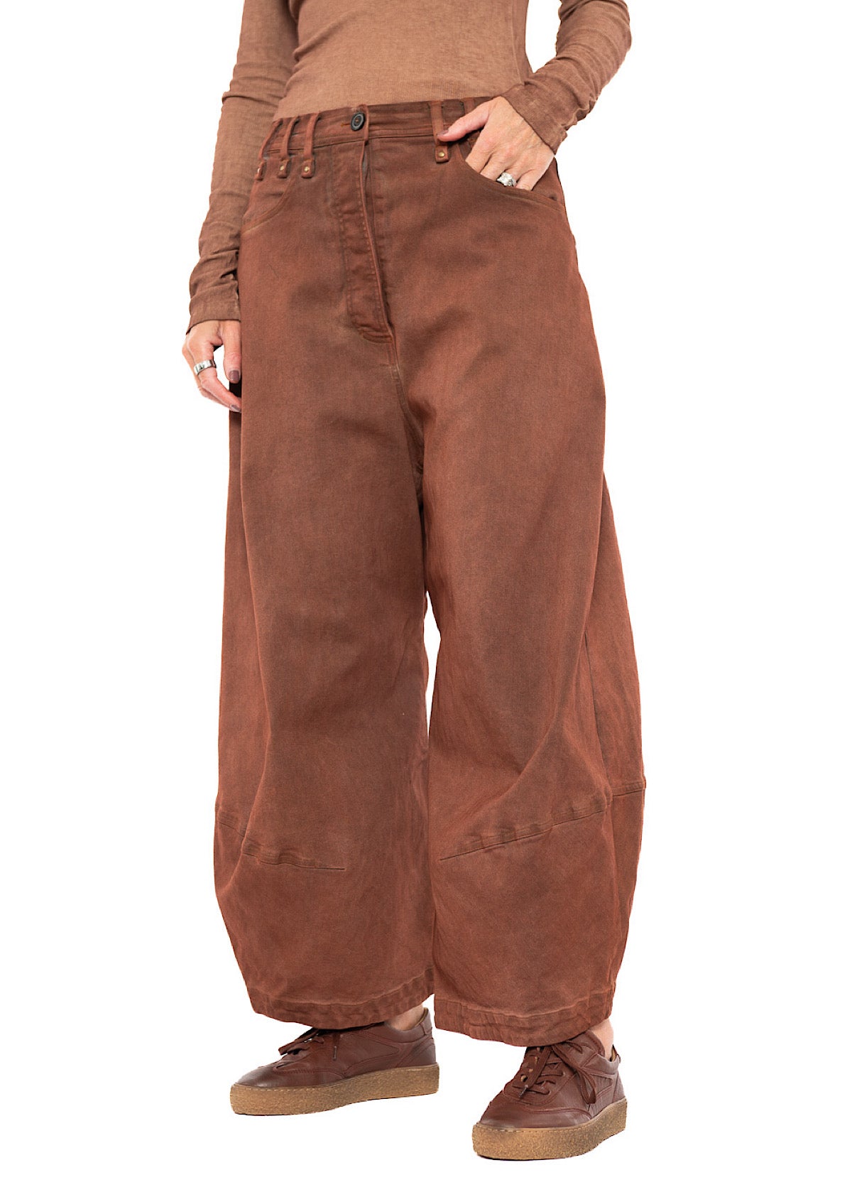 SIGNATURE BALLOON DENIM TROUSER