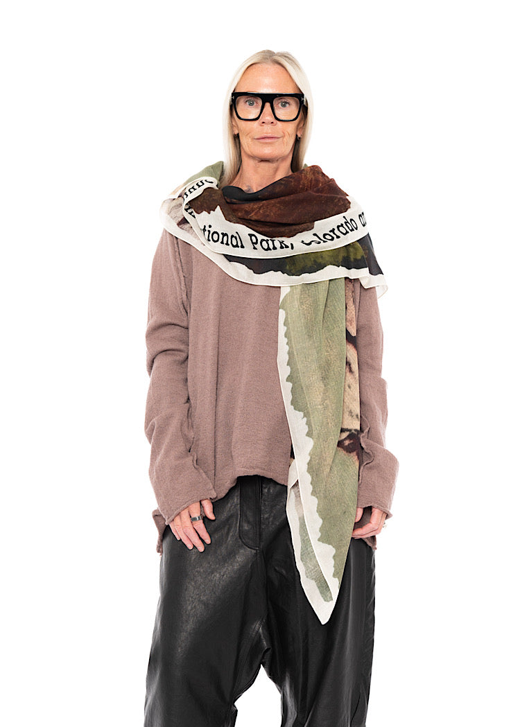 LANDSCAPE PRINT SCARF