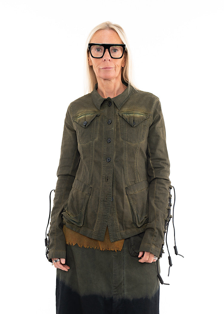 RUNDHOLZ DIP JACKET *BLACK GLOSS* (Shown in LAGOON LIGHT)