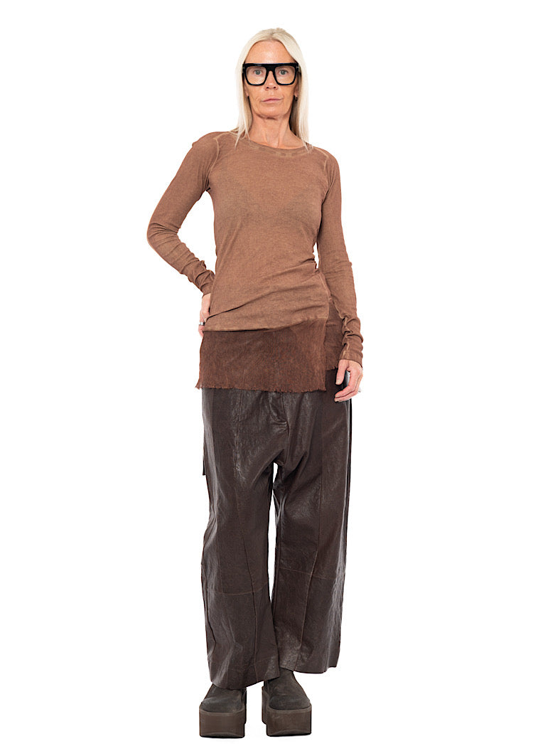 SIGNATURE NETTED HEM T-SHIRT