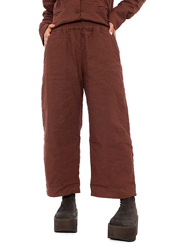 SIGNATURE CRINKLE STRAIGHT LEG TROUSER