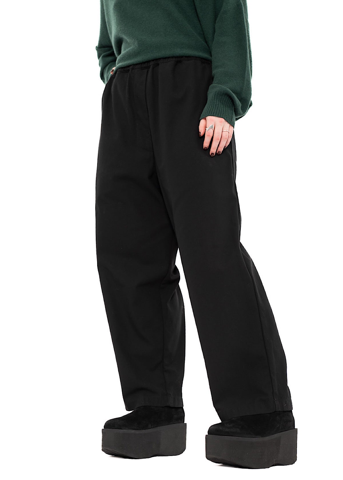 TAPERED COTTON TROUSER