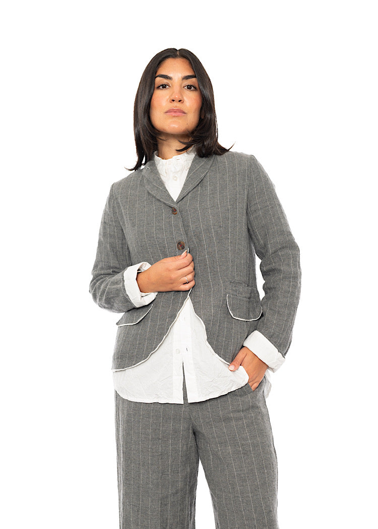 PINSTRIPE VIOLA JACKET