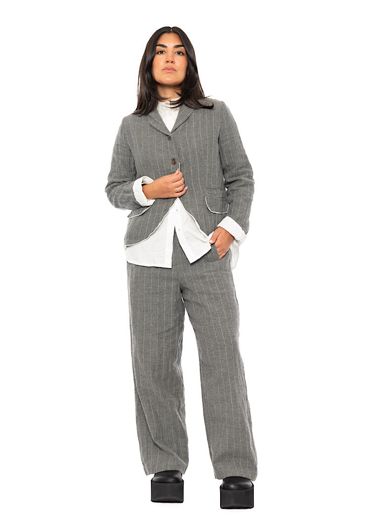 PINSTRIPE PAULETTE TROUSER