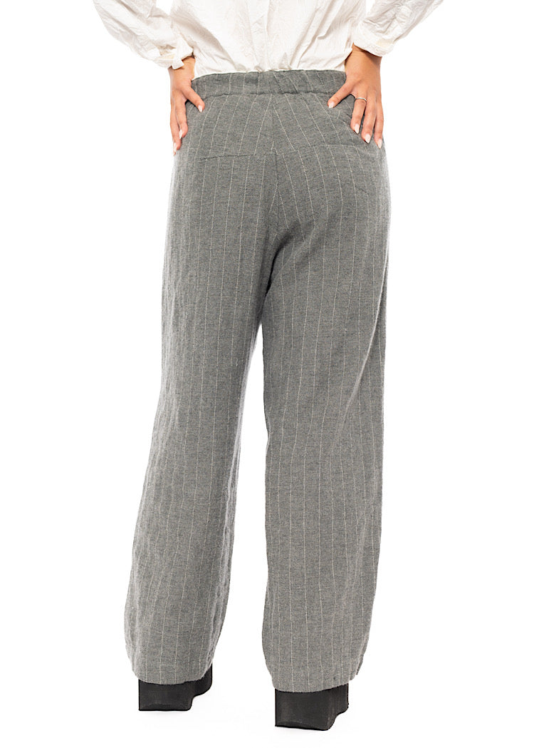 PINSTRIPE PAULETTE TROUSER