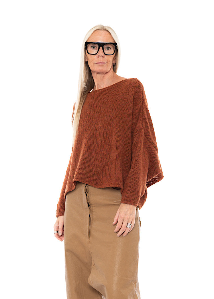 RELAXED SWING KNIT PULLOVER
