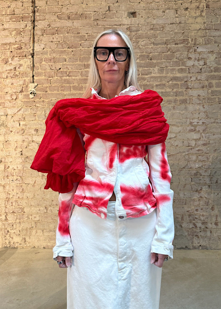 PRE-ORDER RUNDHOLZ MAINLINE SCARF *MARSHMALLOW* (Shown in KETCHUP CLOUD)