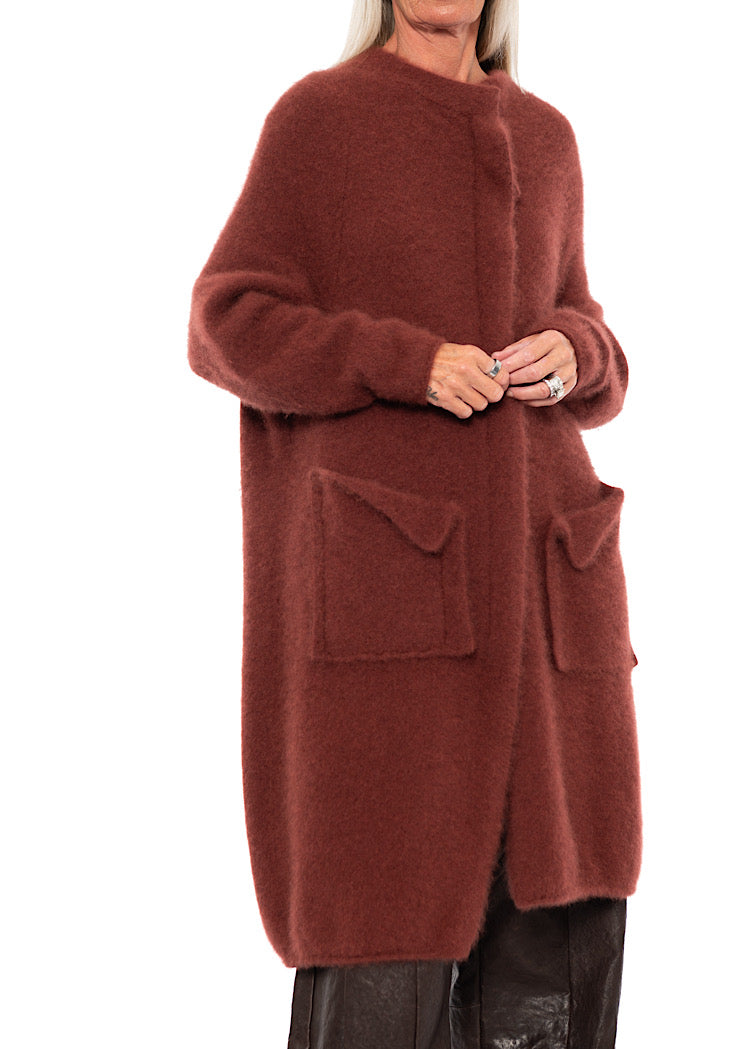 RUNDHOLZ MAINLINE KNITTED COAT