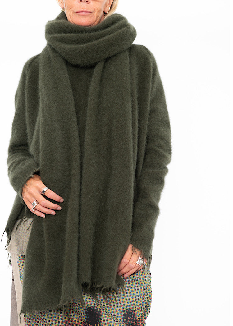 RUNDHOLZ DIP 1/3 SHARER KNITTED SCARF