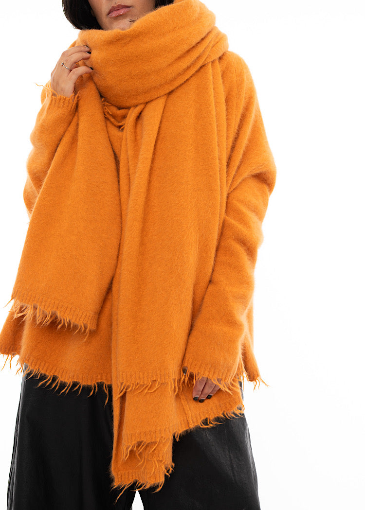 RUNDHOLZ DIP KNITTED SCARF