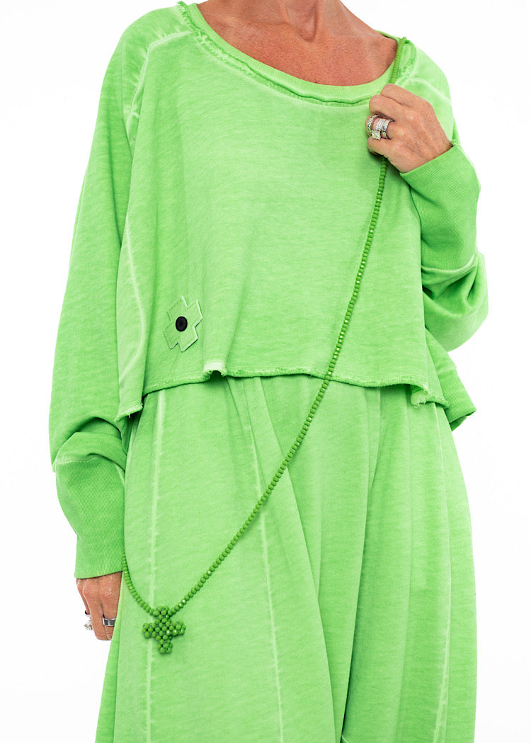 PLU ACROSS EXTRA LONG NECKLACE