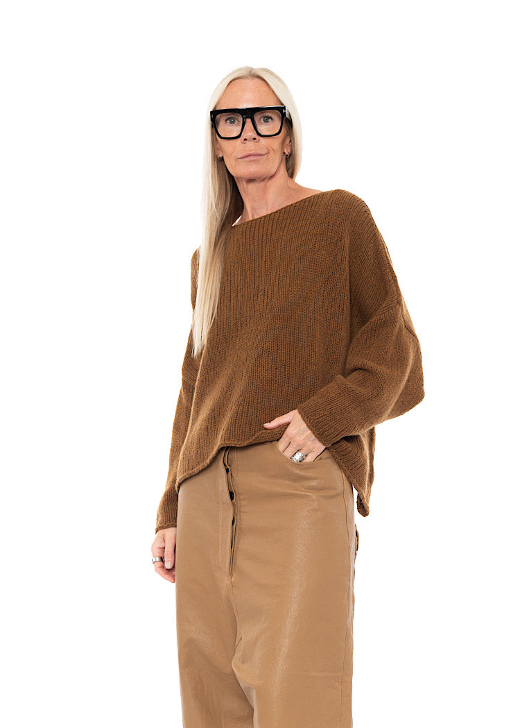 RELAXED SWING KNIT PULLOVER