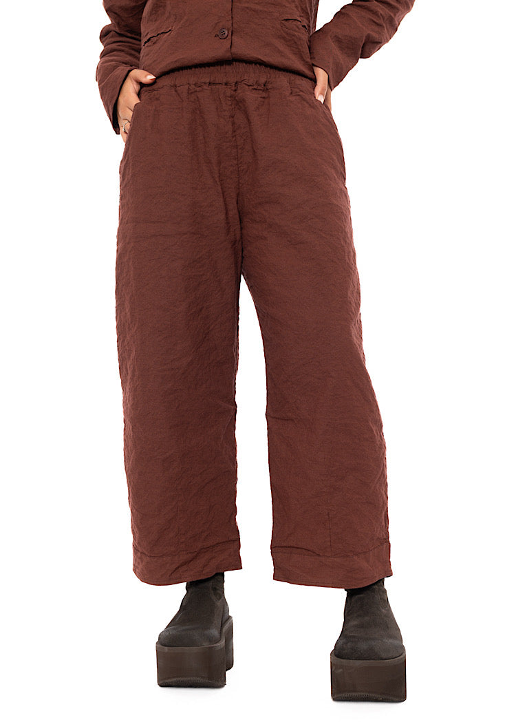 SIGNATURE CRINKLE STRAIGHT LEG TROUSER