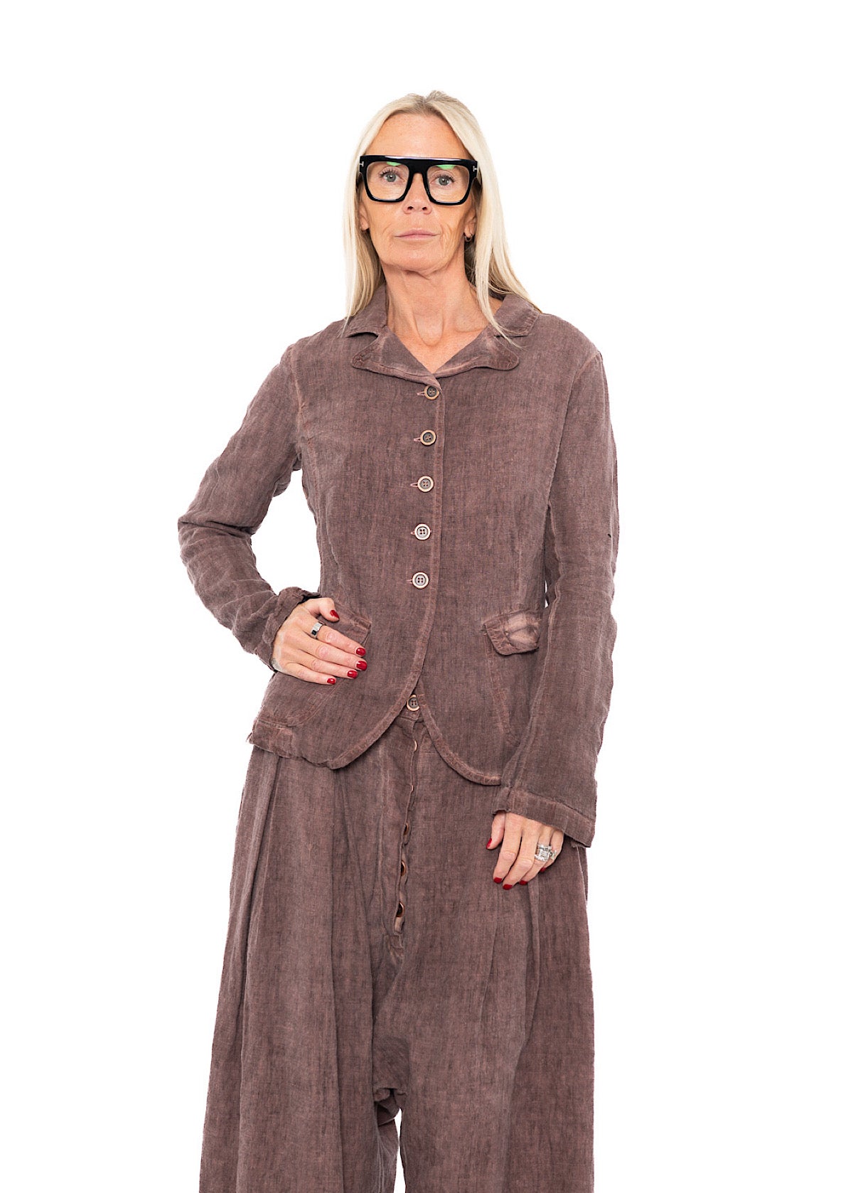 WINTER LINEN TAILORED JACKET