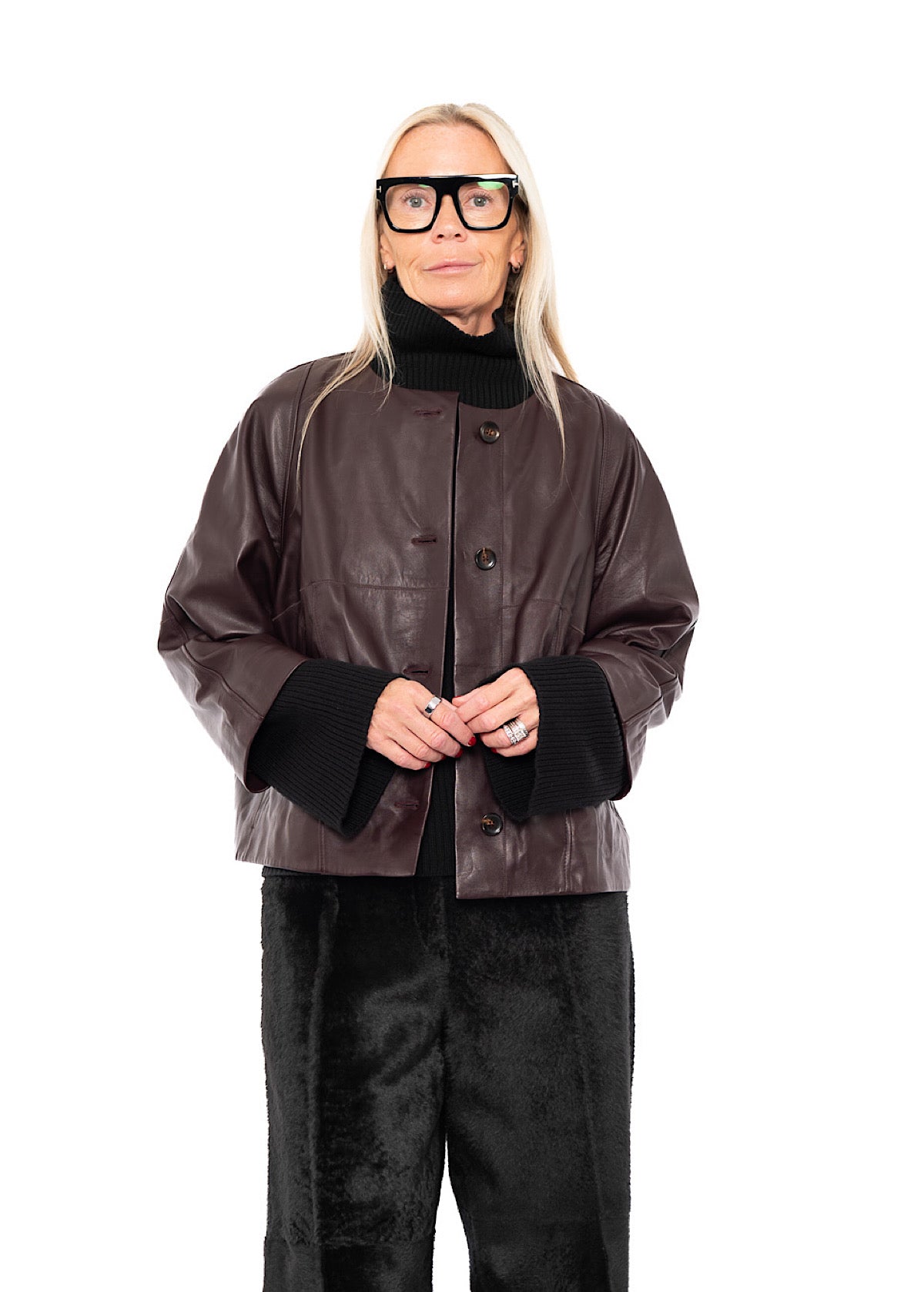 SIGNATURE LEATHER JACKET