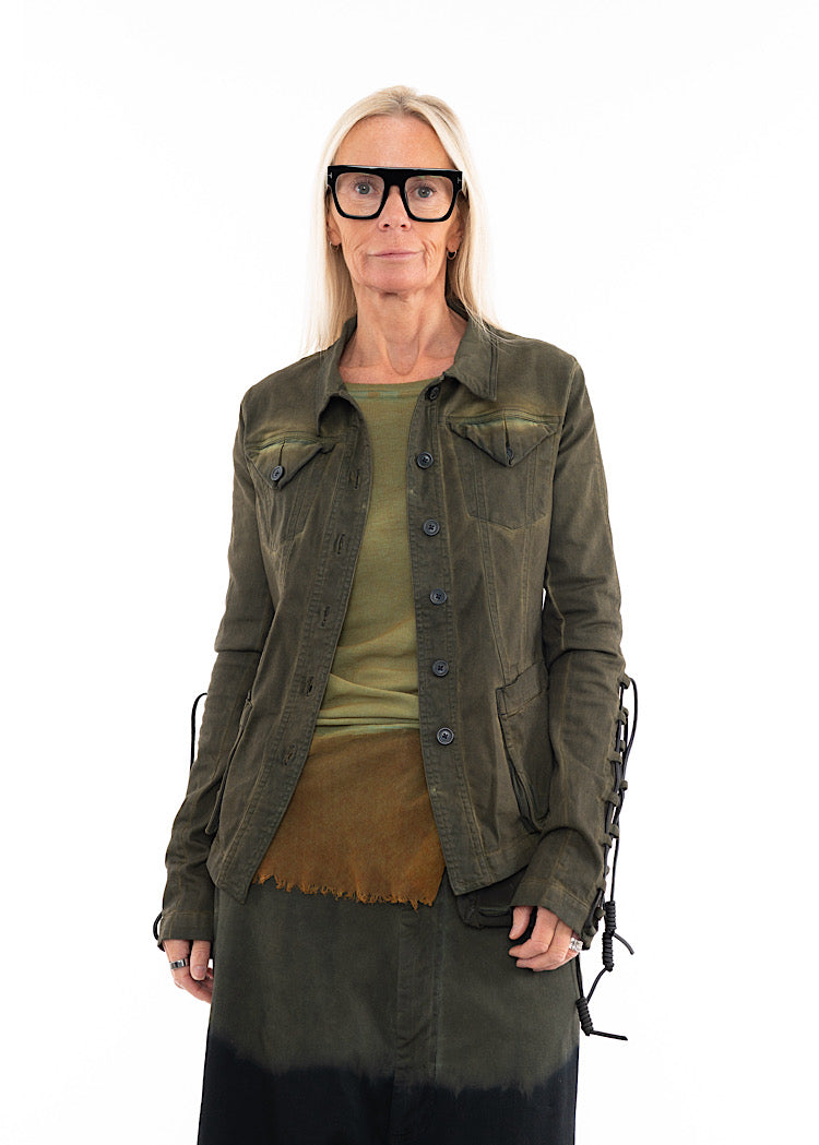 RUNDHOLZ DIP JACKET *BLACK GLOSS* (Shown in LAGOON LIGHT)