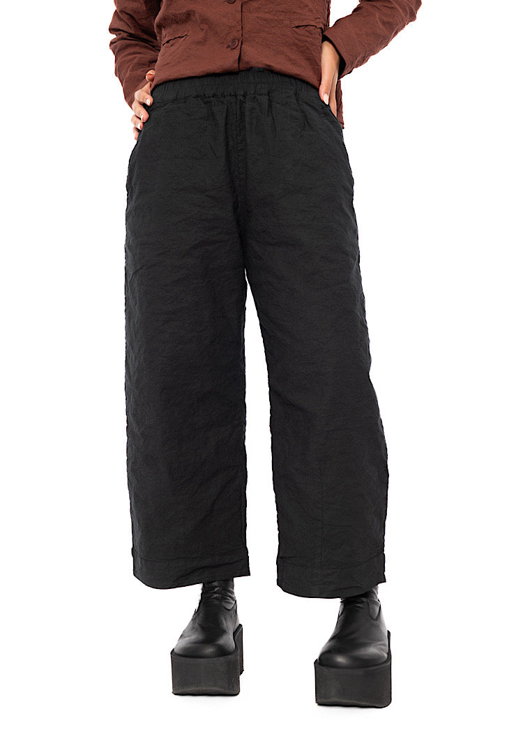SIGNATURE CRINKLE STRAIGHT LEG TROUSER