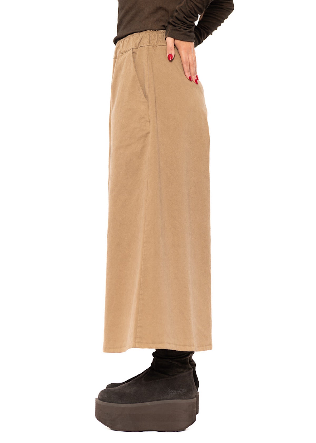 CROPPED LENGTH COTTON TROUSER