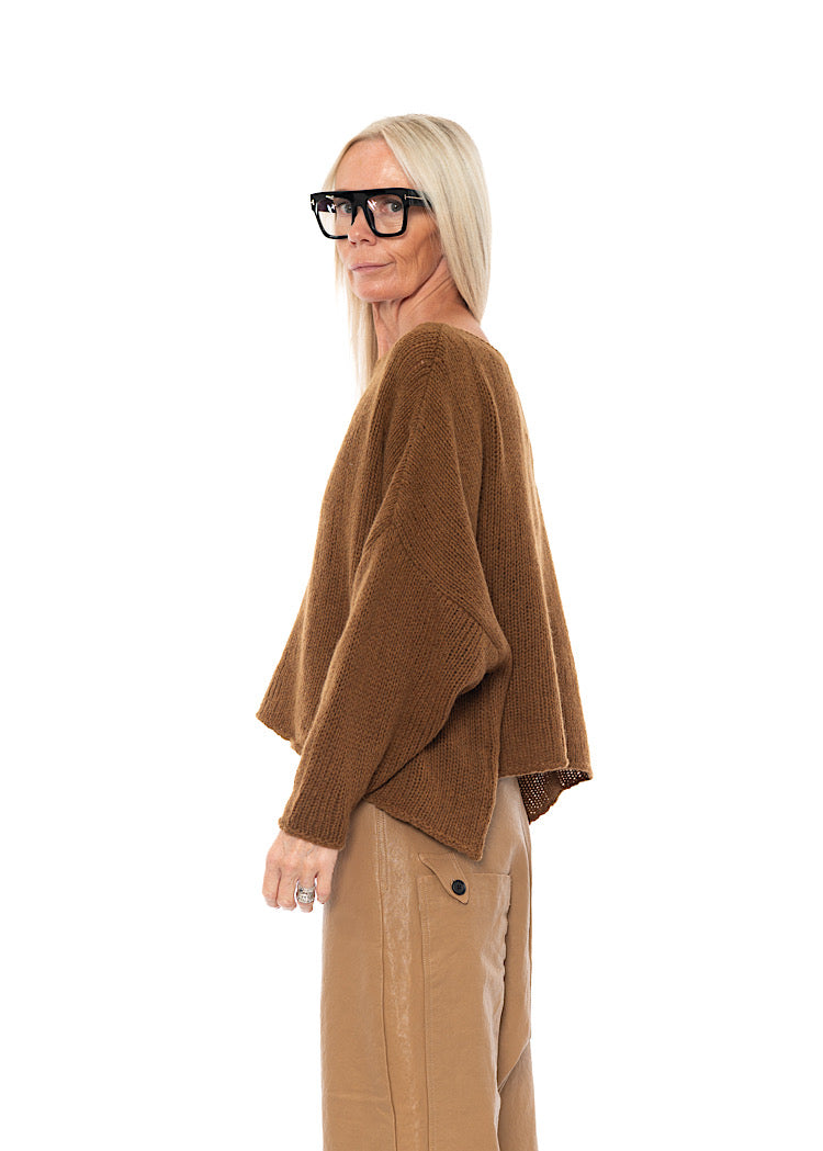RELAXED SWING KNIT PULLOVER