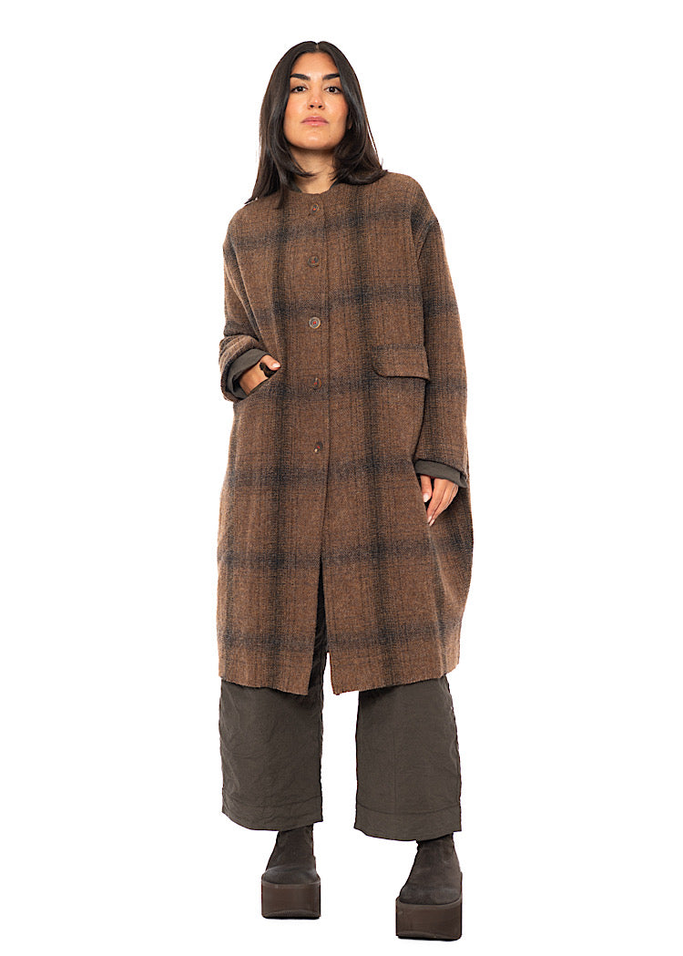 HARRIS TWEED MARINA COAT
