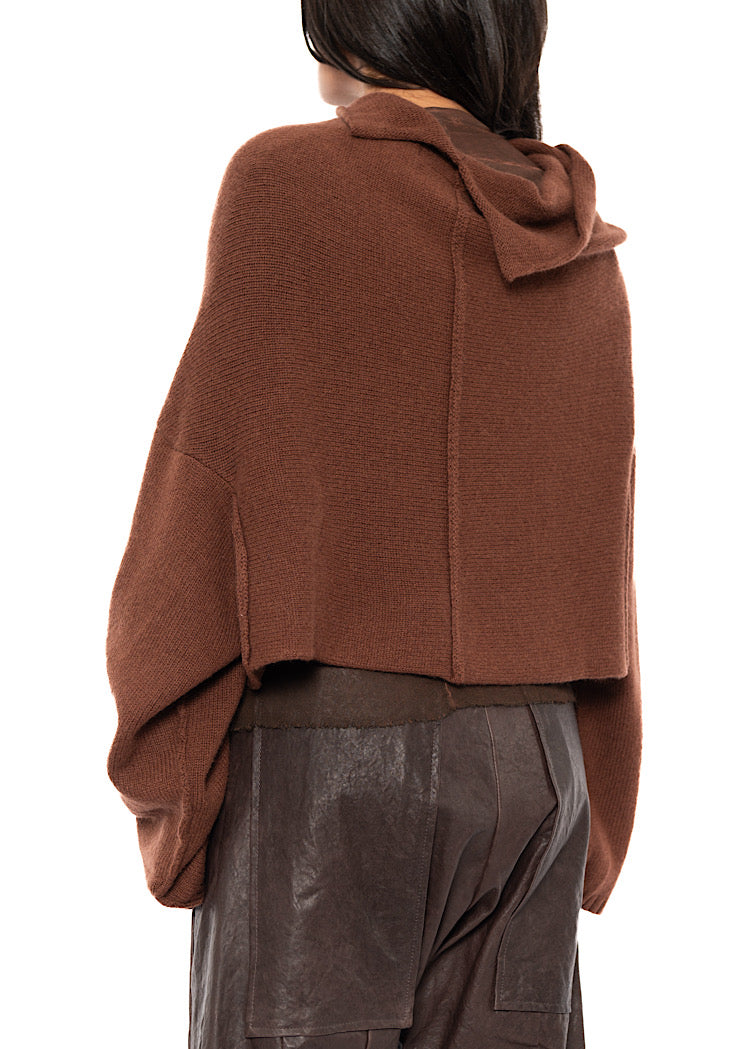 CROPPED MERINO YAK PULLOVER