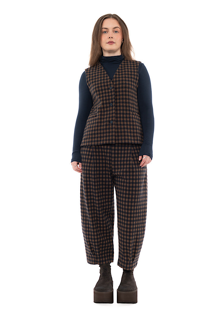 CHECKED GENNY WAISTCOAT