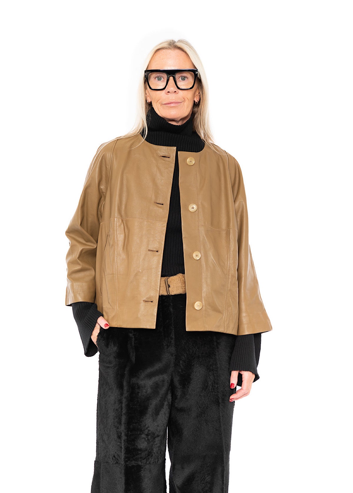 SIGNATURE LEATHER JACKET