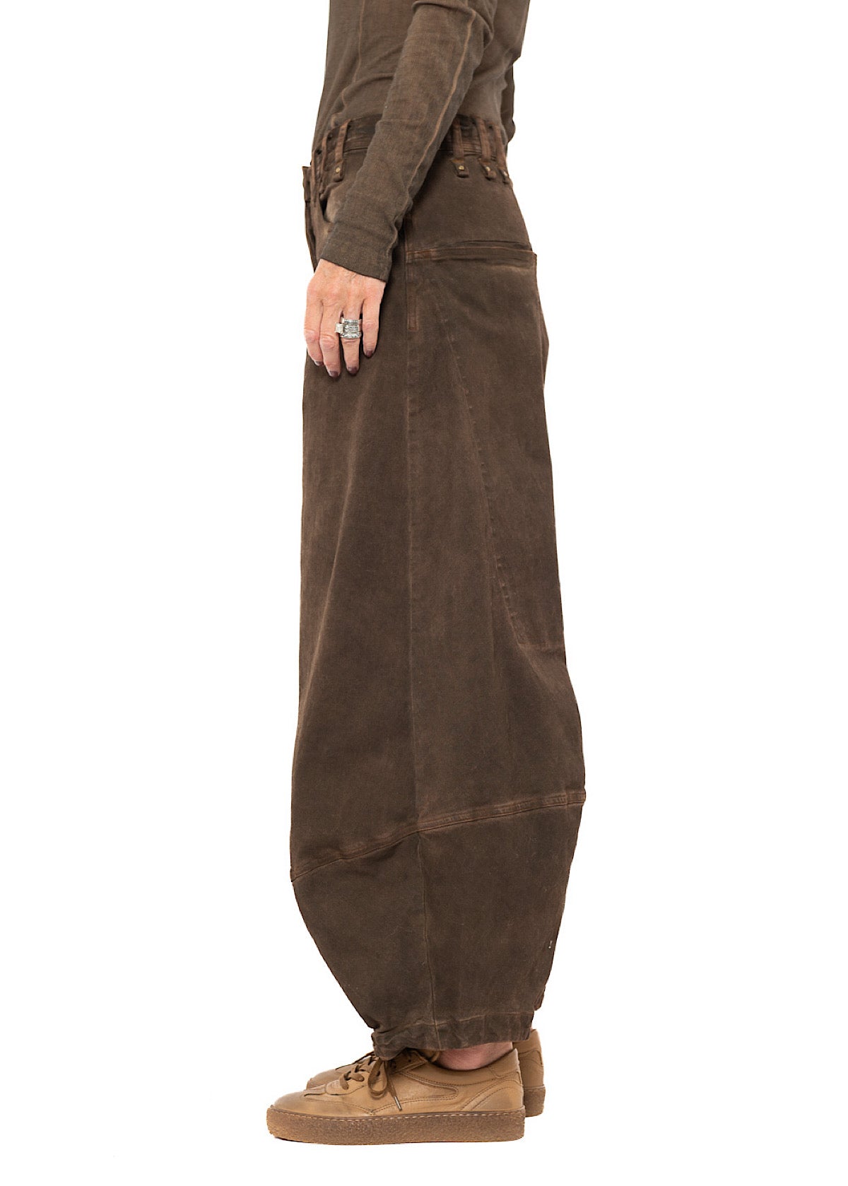 SIGNATURE BALLOON DENIM TROUSER